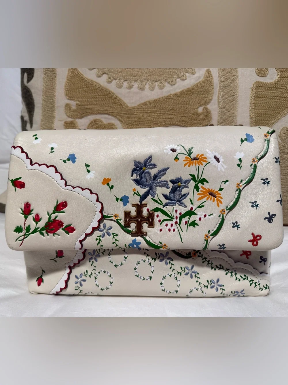 RARE Tory Burch Kira Mixed-Floral Purse and Card Holder